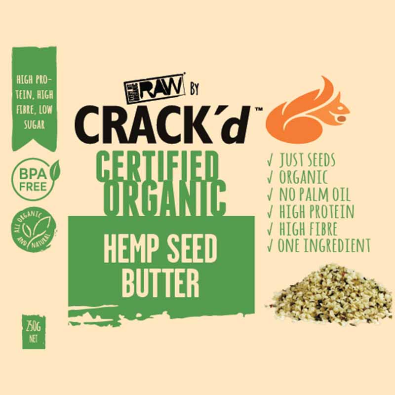 Crack'd Hemp Seed Butter 250g