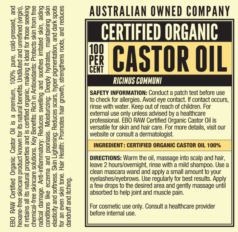 Castor Oil 100ml / 200ML