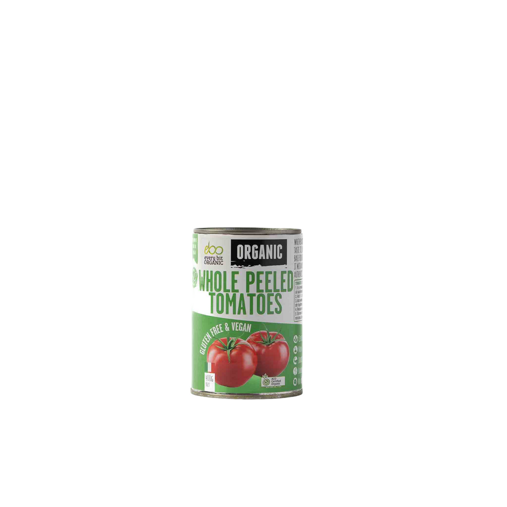 Organic Whole Peeled Tomatoes 400g