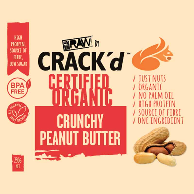 Crack'd Crunchy Peanut Butter 250g